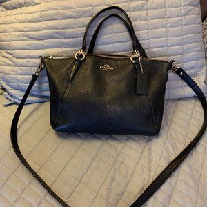 Coach Black Leather Kelsey Purse